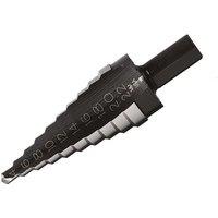 IRWIN Step Drill Bit 4-22Mm (10 Holes) in Black