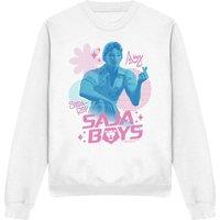 Netflix Kpop Demon Hunters Sajas Soda Pop Romance Sweatshirt, White | Size: Medium