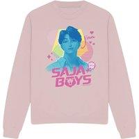 Netflix Kpop Demon Hunters Sajas Soda Pop Jinu Sweatshirt, Pink | Size: Medium