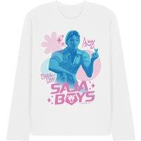 Netflix Kpop Demon Hunters Sajas Soda Pop Romance Long Sleeve T-Shirt, White | Size: Large