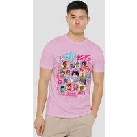 Netflix Kpop Demon Hunters Sajas Soda Pop Doodles T-Shirt, Pink | Size: Medium