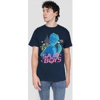 Netflix Kpop Demon Hunters Sajas Soda Pop Mystery T-Shirt, Navy | Size: 3XL