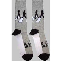 Beatles Abbey Road Silhouettes Ankle Socks in Grey