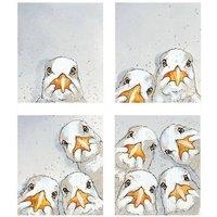 Bev Davies Photobooth Seagull Print in White