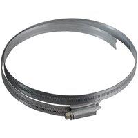 Jubilee Zinc Plated Hose Clip in Metallic Silver