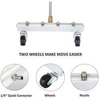 FLAVORA Car Classic Pressure Washer Undercarriage Wash 4 Spray Nozzle Set in Silver | Size: 100g