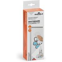 Durable Streak-Free Whiteboard Cleaning Spray & Microfibre Cloth Kit - 250ml in White | Size: 1 Pack