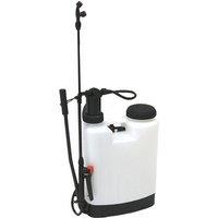 Oypla 12L Knapsack Garden Pressure Sprayer in White