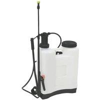 Oypla 20L Knapsack Garden Pressure Sprayer in White