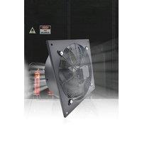 Living and Home Ventilation Wall-Mounted Exhaust Axial Fan 18-inch in Black