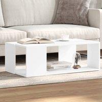 Berkfield Home Coffee Table White 89.5x48x30 cm Engineered Wood