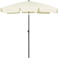Berkfield Home Beach Umbrella Sand Yellow 180x120 cm