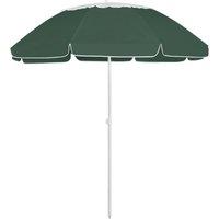 Berkfield Home Beach Umbrella Green 300 cm