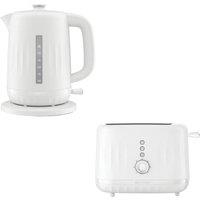 KENWOOD Ripple 1.5L Kettle & 2 Slice Toaster White
