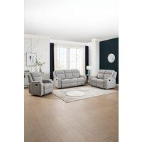 More4Homes Orka 1+2+3 Seater Fabric Manual Recliner Sofa Set in Grey