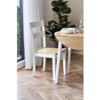 Julian Bowen Linwood Dining Chair (Set of 2) in Light Oak