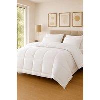 Pamposh 10.5 Tog White Hotel Quality Duvet Anti Allergy Quilt | Size: Single