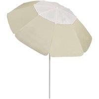 Berkfield Home Beach Umbrella Sand Yellow 300 cm in Ecru