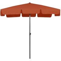 Berkfield Home Beach Umbrella Terracotta 200x125 cm