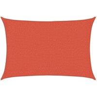 Berkfield Home Sunshade Sail 160 g/m Terracotta 2x3 m HDPE in Burnt Orange
