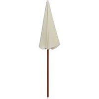Berkfield Home Parasol with Steel Pole 180 cm Sand in Beige