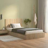 Berkfield Home Classic Bed Headboard Sonoma Oak 120x1.5x80 cm Engineered Wood in Light Brown