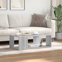 Berkfield Home Decorative Coffee Table Grey Sonoma 89.5x48x30 cm Engineered Wood