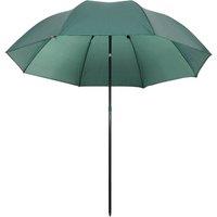 Berkfield Home Durable Fishing Umbrella Green 220x193 cm