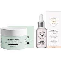 WARDA Luxury Skincare Luminous Nights Set in Green