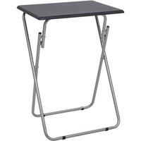 PAWNORA Black Folding Wooden TV Table