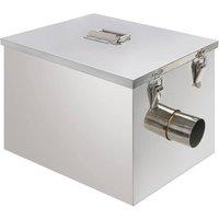 PAWNORA Commercial Grease Trap in Silver