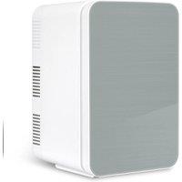EONLION 10L Mini Fridge Portable Electric Table Top Drink Cooler in White | Size: 100 cm