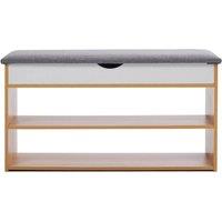 KORVIXA Hallway Shoe Storage Bench Stool Shoe Storage Rack Cabinet | Size: 100 cm x 100 cm