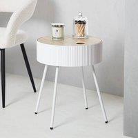 EONLION White Storage Table Lift Top Coffee Table Hidden | Size: 100 cm