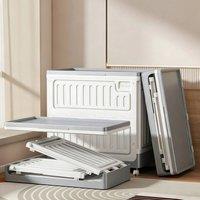 Kelvenix Grey 95L Large Heavy Duty Storage Box