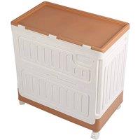 Kelvenix Orange 95L Large Heavy Duty Storage Box