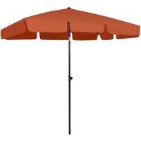 Berkfield Home Beach Umbrella Terracotta 200x125 cm in Brown