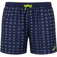 Nautica Men's Bradwell 6inch Navy Swim Shorts in Dark Navy | Size: Small