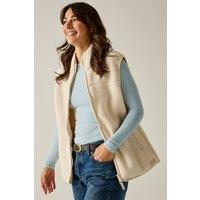 Regatta Women's Cosy Frankie Borg Bodywarmer in Cream | Size: 18