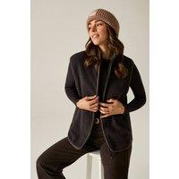 Regatta Women's Cosy Frankie Borg Bodywarmer in Chocolate | Size: 8