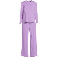Lands' End Women's Plus Cooling Pyjama Set in Lilac | Size: 2X