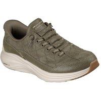 Skechers Women's Contour Foam - Cozy Fit Natural Ease Trainer in Olive | Size: 3