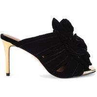 Kurt Geiger London Women's 'Bloom Mule' Velvet Heels in Black | Size: 3