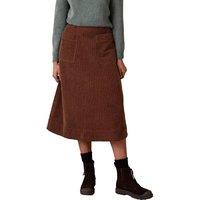 Celtic & Co Women's Utility Cord Midi Skirt in Chocolate | Size: 18