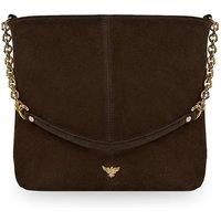 Apatchy London Women's The Izzie Suede Bag in Chocolate