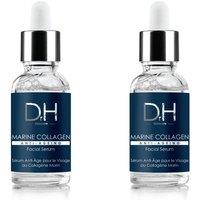 Dr H Women's Marine Collagen Anti-Ageing Facial Serum 30ml x 2 Duo Pack in White