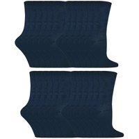 Sock Snob Boy's 24 Multipack of Cotton Rich Socks | Ideal Socks in Navy | Size: 7-10 Years