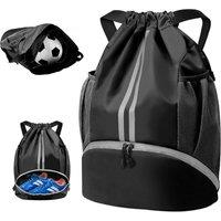 NESTLUNE Sports Backpack Gym Bag Waterproof PE in Black | Size: 0-18 m