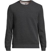 Lands' End Men's Serious Sweats Sweatshirt in Charcoal | Size: XL