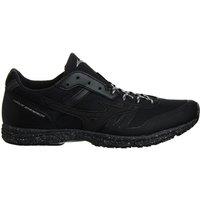 Mizuno Men's Lace-Up Black Synthetic Trainers | Size: 6